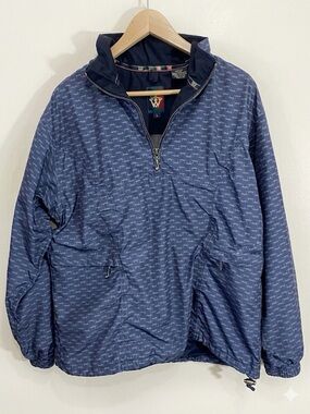 Vintage 90s Sunice Golf Jacket Size Large 1/4 Zip Up Pullover Windbreaker Mens